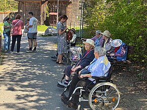 Pause im Schatten, im Zoo
